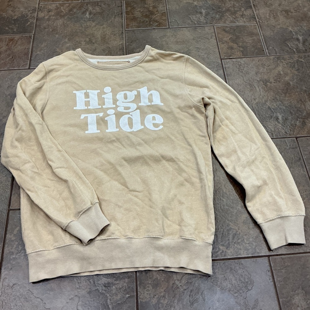 🥵 High Tide Beige Men's Sweater